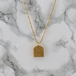 Gouden omnism ketting