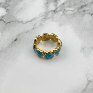 Aelia Blauwe ring