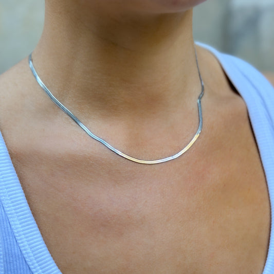 Zilveren Snake Ketting