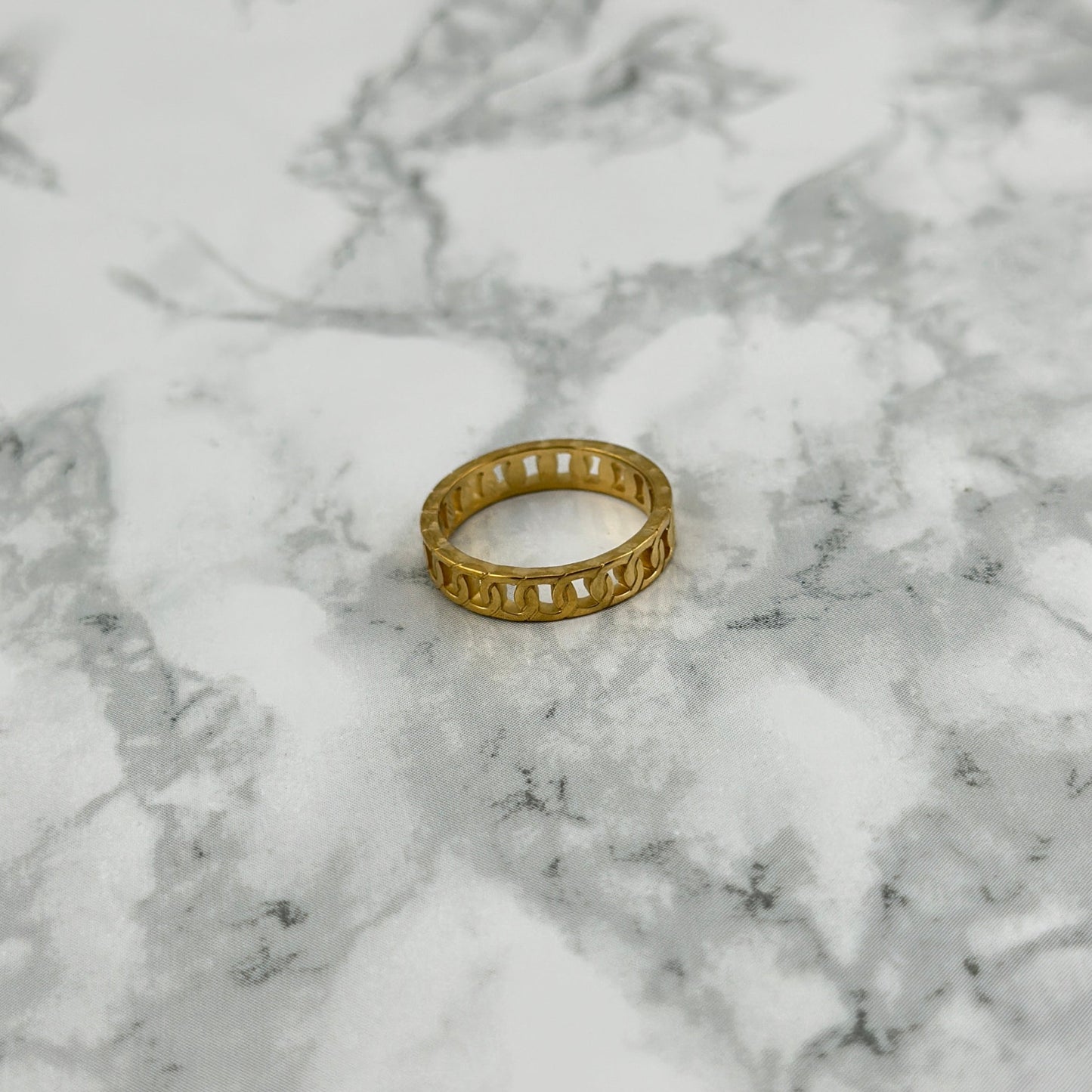 Gouden Gevlochten Ring